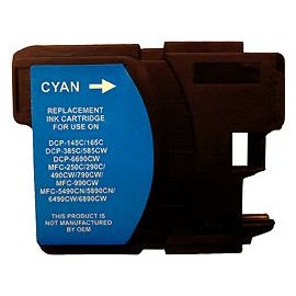 cartouche cyan pour imprimante Brother Dcp 145c équivalent LC1100HYC