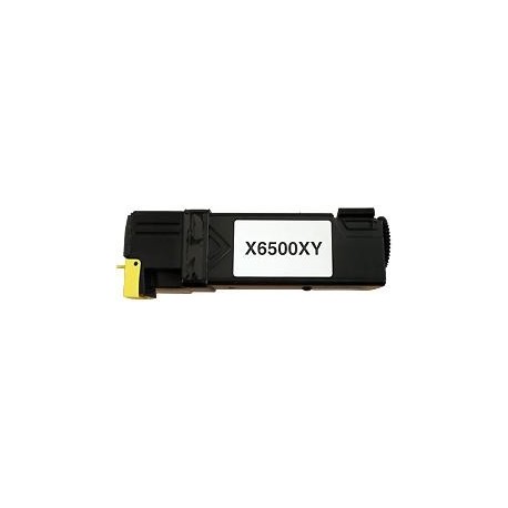 toner yellow pour imprimante Xerox Phaser 6500 équivalent 106R01596