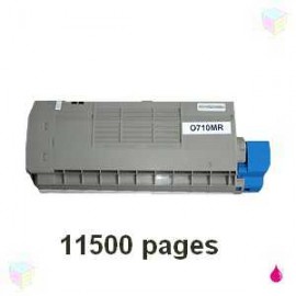 toner magenta pour imprimante Oki C710 équivalent 44318606