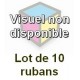 Ruban matriciel compatible bull mdp40 black - Lot de 10