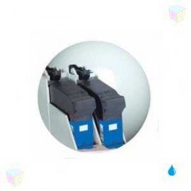 Pack de 2 cartouches bleues pour imprimante Pitney Bowes Dm390i Dm210i