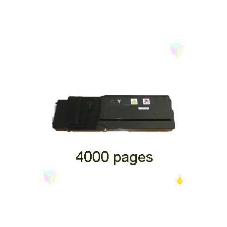 toner compatible 593BBBR yellow pour Dell C2660dn