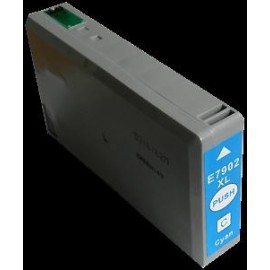 cartouche compatible C13T79024010 cyan pour Epson Workforce Pro Wf4630dwf
