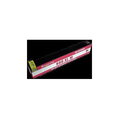 cartouche compatible D8J08A - HP980 magenta pour HP Officejet Enterprise Color Mfp X585f