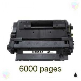 toner noir pour imprimante HP Laserjet P3010 équivalent CE255A