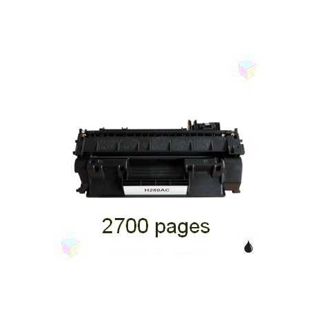 toner noir pour imprimante HP Laserjet Pro 400 M401dn équivalent CF280A - N°80A