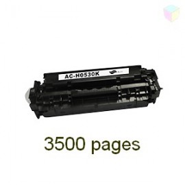 toner noir pour imprimante HP Color Laserjet Cm 2320 Mfp équivalent CC530A